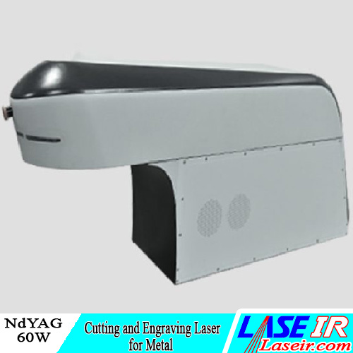 Nd:YAG laser for cutting and engraving of metal with a power of 60 W